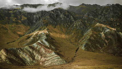Cloudy Lhasa Mountains, Tibet