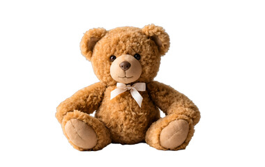 Obraz premium teddy bear isolated on transparent background 