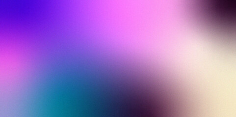 Neon blue light leaks effect background .Abstract noise background with a blue and purple gradient for appealing and modern aesthetic Gradient yellow blue pink blur abstract background