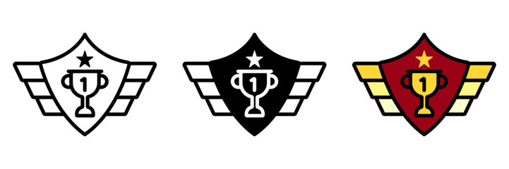 Game Achievement Icon, A recognition of specific player accomplishments within a game, rewarding skill, perseverance, or reaching particular milestones.