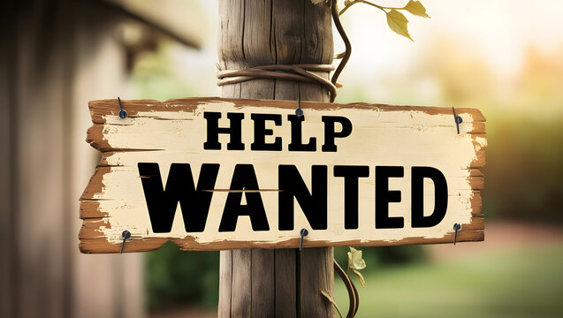 help wanted sign