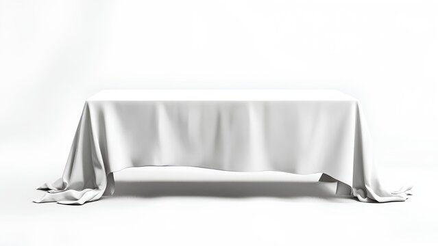 Elegant White Tablecloth: Perfect for Formal Events, Dining, and Decor