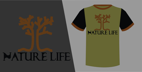 A Natural Life Design Formal Tee-Shirt.