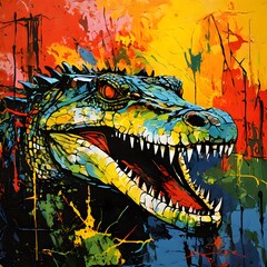 elegant wildlife animal with beautiful background