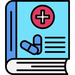 Obraz premium Medicine Book Icon