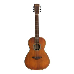 Obraz premium Classic Acoustic Guitar with Warm Tones and Timeless Design