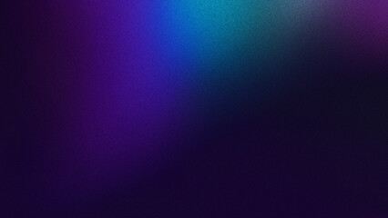Dark purple gradient background layered with blue and purple curved forms, gently blurred at the edges and enhanced with a grainy texture. Perfect for wallpaper, web design