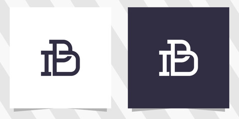 Obraz premium letter pd dp logo design