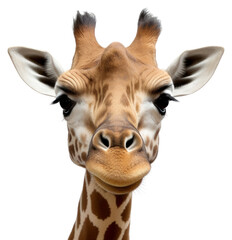 Naklejka premium PNG Giraffe wildlife animal mammal.