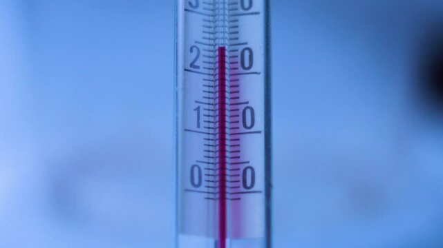 the temperature is dropping