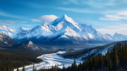 Majestic mountain view