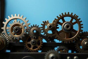 Stop Motion Animation Animating gears frame by frame to create a