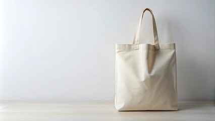 Tote bag mockup on white background