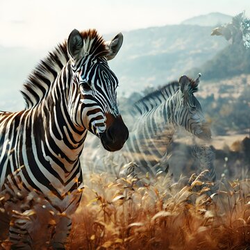elegant wildlife animal with beautiful background