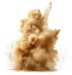 PNG Sand dust explosion background powder white.