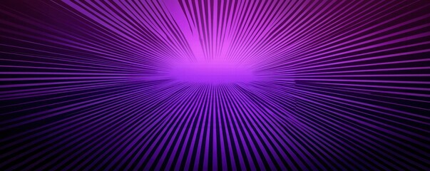 Dynamic purple background with gradient light radiating abstract lines for creative digital design