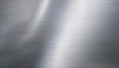 Seamless Brushed Metal Texture Background with Horizontal Fine Grain and Soft Gradient for Industrial Design, Engineering Projects, or Modern Minimalist Aesthetic Applications