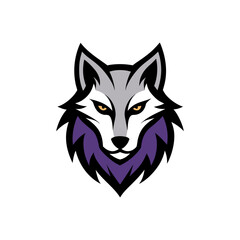 wolf head illustration