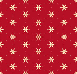 red, gold, flower, china, fabric ethnic abstract seamless pattern. design for background, wallpaper, carpet, clothing, batik, textile, embroidery, sarong, interior decoration, floor, curtain, printing