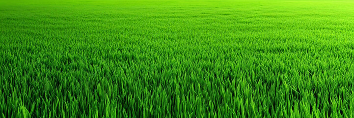 Fototapeta premium Vibrant Green Grass Meadow Background. Created with Generative AI Technology