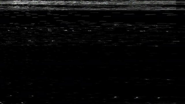 VHS noise glitch overlay