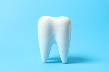 Concept of tooth treatment and dental care