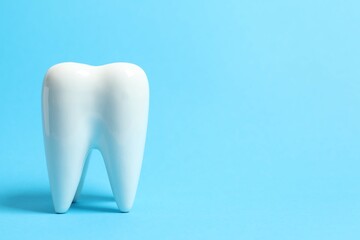 Concept of tooth treatment and dental care