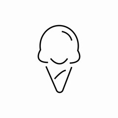 ice cream icon sign vector
