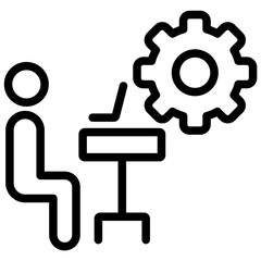 Obraz premium Workspace Icon