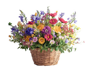 Blooming Spring Basket Centerpiece. png