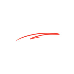 Obraz premium abstract red pen scribble