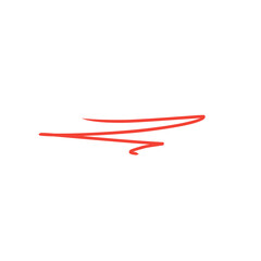 abstract red pen scribble