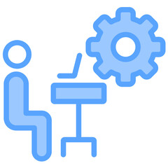 Fototapeta premium Workspace Icon