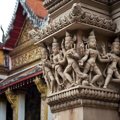 Fototapeta premium detail of the facade of the cathedral country