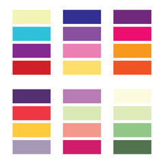 Fototapeta premium Abstract color palette Color swatches