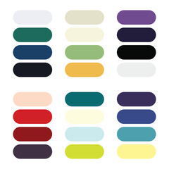 Obraz premium Abstract color palette Color swatches