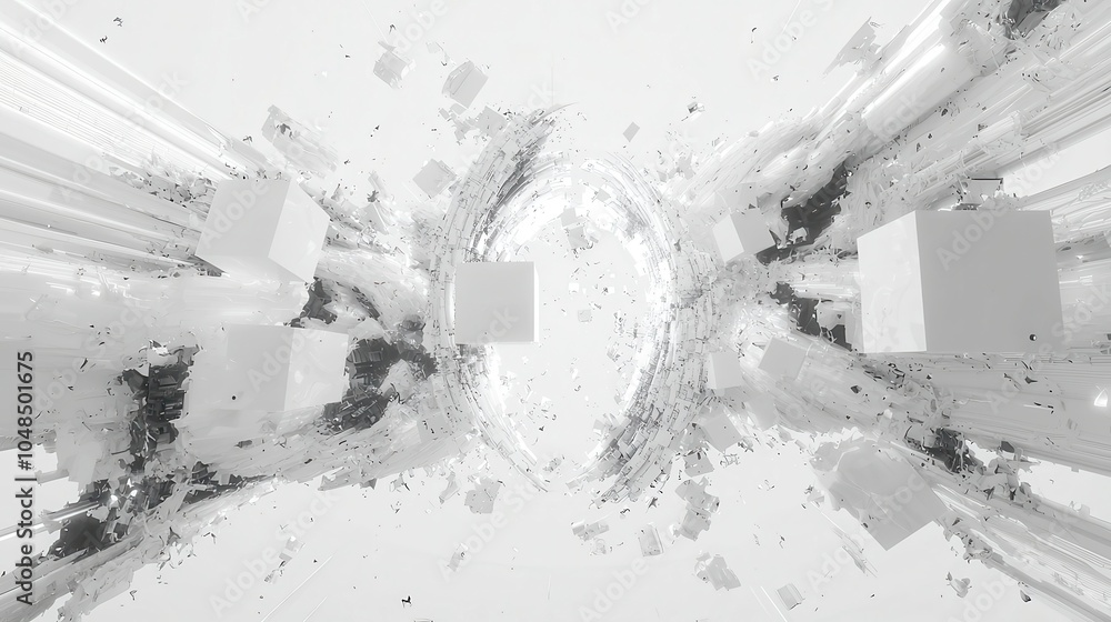 Poster futuristic transition masks, a collection of 22 abstract motion graphics featuring animated backgrou