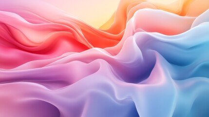 Obraz premium Abstract Vibrant Waves