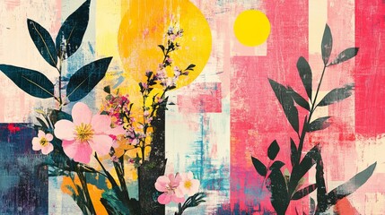 Floral Abstract Art