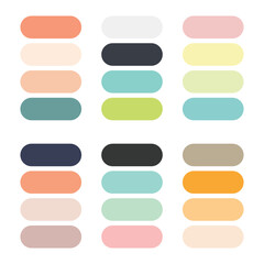 Obraz premium Abstract color palette Color swatches