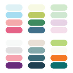 Obraz premium Abstract color palette Color swatches