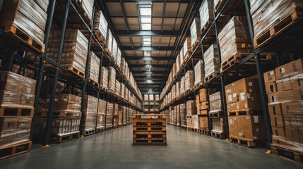 Fototapeta premium Warehouse Storage Facility