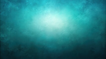 Obraz premium Tranquil teal blue background with subtle light variations in high definition silhouette