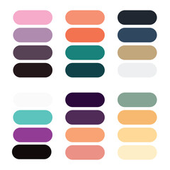 Obraz premium Abstract color palette Color swatches