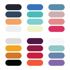 Obraz premium Abstract color palette Color swatches