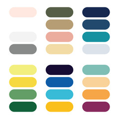 Obraz premium Abstract color palette Color swatches