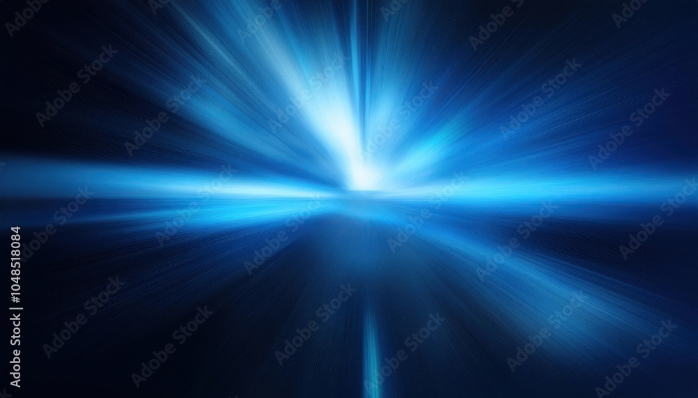 Poster dynamic abstract blue light burst background. radiant energy stream with high speed motion and ether