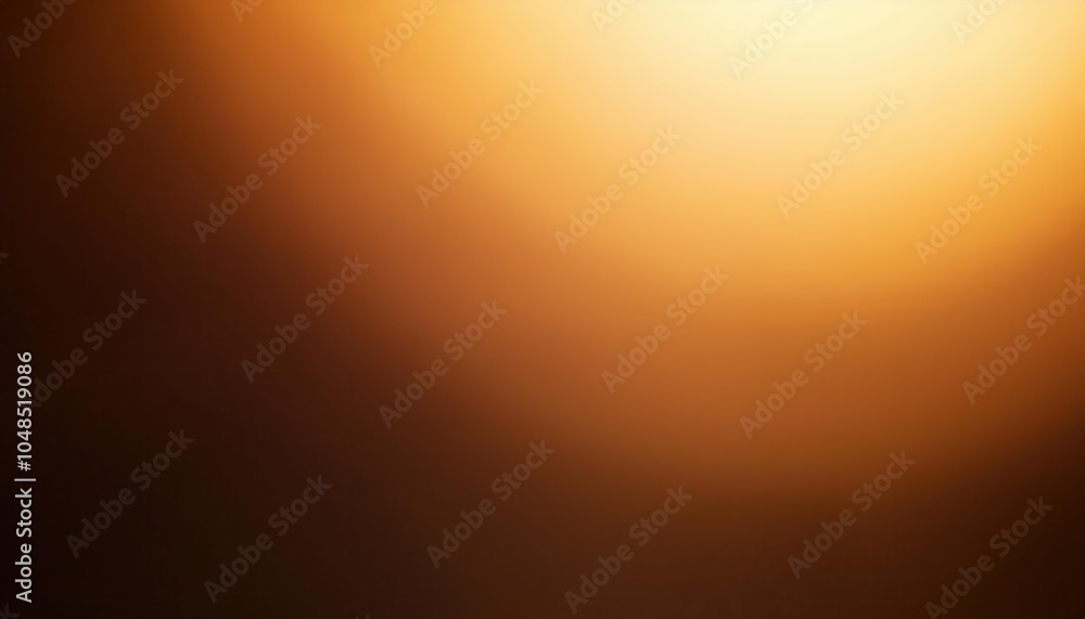 Poster Radiant Golden Orange Gradient with Subtle Bokeh Effect. Perfect for Tranquil Backgrounds, Autumn Inspirations, Warm Wellness Themes, and Gentle Light Transitions in Visual Projects