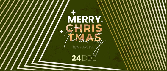 Christmas Party. Abstract Background Design for Merry Christmas and Happy New Year Party. Patterns for Advertising, Web, Social Media, Posters, Banners. Vector Illustration.