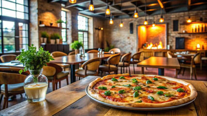Fototapeta premium Regina Style Pizza isolated on transparent background 